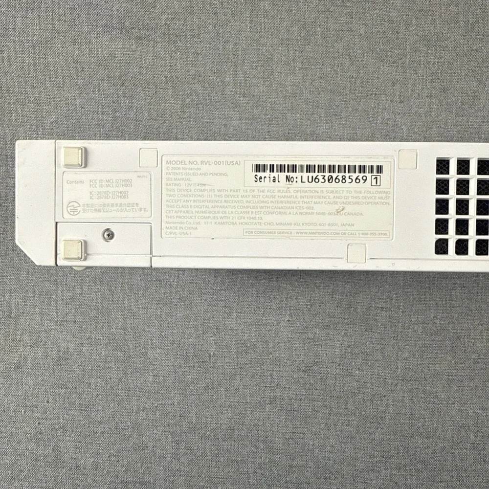 Nintendo Wii Counsel For Parts Or Repair‎